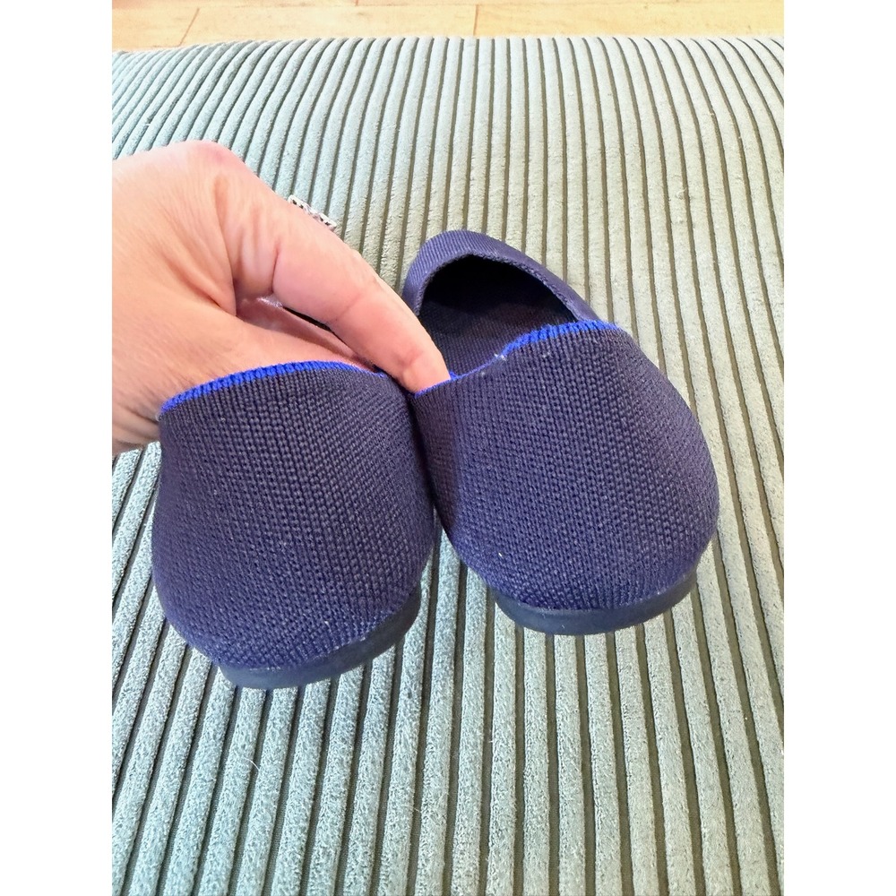 ROTHYS The Point Flat Shoes Navy Blue Knit Women's‎ Size 7 - Picture 4 of 7